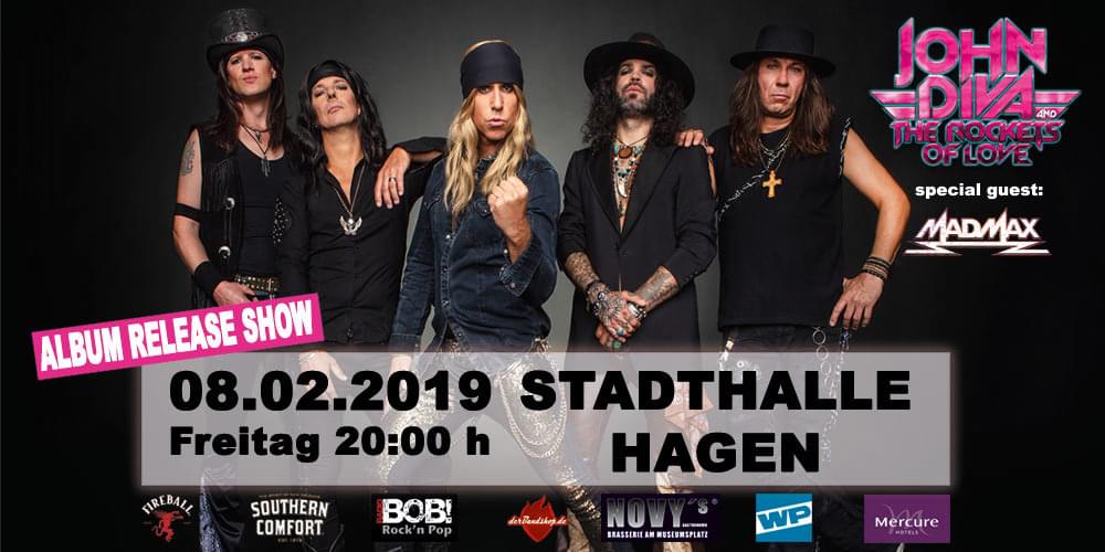 Tickets John Diva & The Rockets Of Love, Album Release Show in Hagen