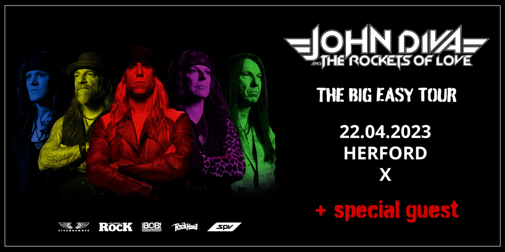 Tickets JOHN DIVA & THE ROCKETS OF LOVE, THE BIG EASY TOUR 2023 in Herford