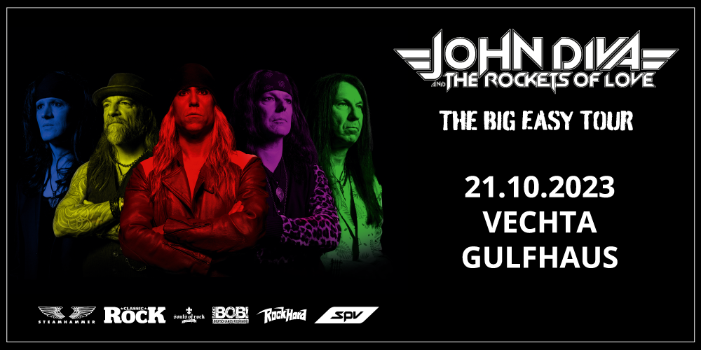 Tickets JOHN DIVA & THE ROCKETS OF LOVE, THE BIG EASY TOUR 2023 in Vechta