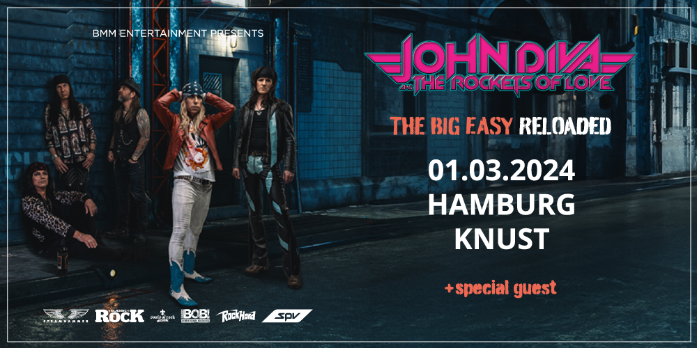 Tickets JOHN DIVA & THE ROCKETS OF LOVE, THE BIG EASY RELOADED - TOUR 2024 in Hamburg