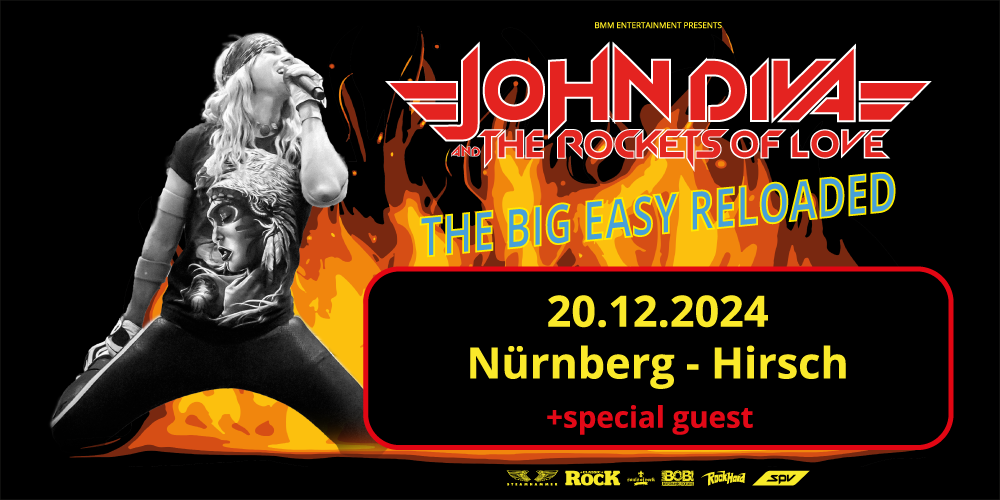 Tickets JOHN DIVA & THE ROCKETS OF LOVE, THE BIG EASY RELOADED - TOUR 2024 in Nürnberg