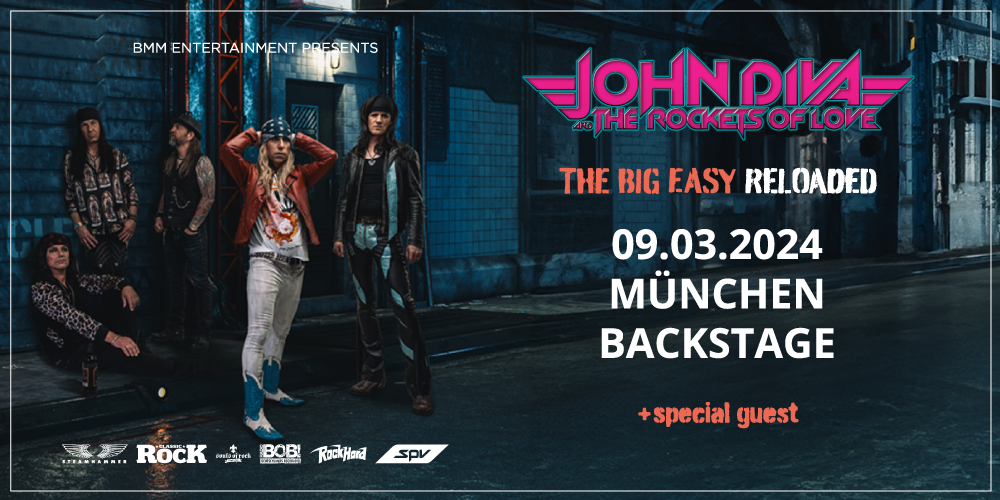 Tickets JOHN DIVA & THE ROCKETS OF LOVE, THE BIG EASY RELOADED - TOUR 2024 in München