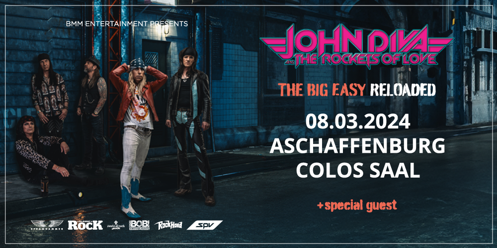 Tickets JOHN DIVA & THE ROCKETS OF LOVE, THE BIG EASY RELOADED - TOUR 2024 in Aschaffenburg