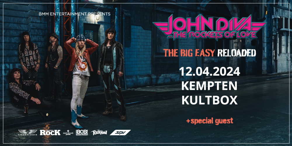 Tickets JOHN DIVA & THE ROCKETS OF LOVE, THE BIG EASY RELOADED - TOUR 2024 in Kempten 