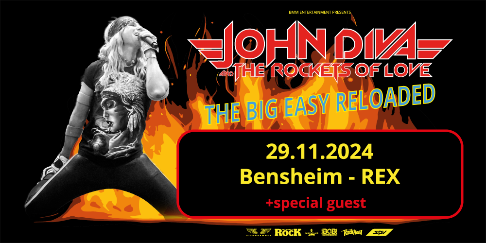 Tickets JOHN DIVA & THE ROCKETS OF LOVE, THE BIG EASY RELOADED - TOUR 2024 in Bensheim